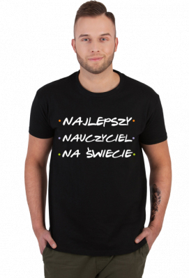 Dzień Nauczyciela - koszulka z nadrukiem Najlepszy Nauczyciel Na Świecie - Spoko - odzież i gadżety z nadrukiem
