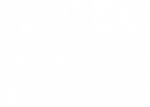 YOLO you only live once - biały nadruk