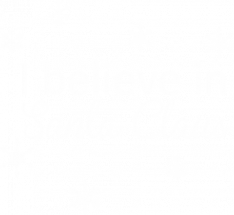 I believe in Santa Claus - wierzę w Mikołaja - świąteczna koszulka damska