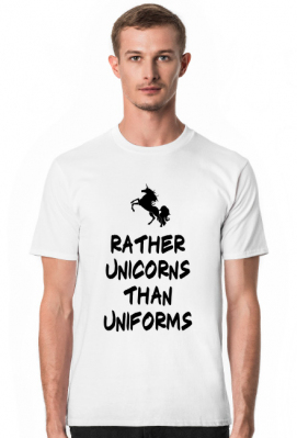 T-shirt, kolor, Unicorns 3 - Black Unicorn Presents