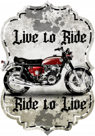 Honda CB750 Live to Ride Ride to Live