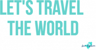 "Let's travel the world" Czapeczka Unisex