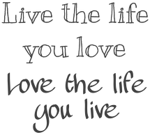 Czapka z daszkiem: Live the live you love