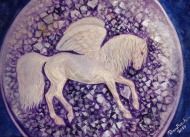 MAGNES Z PEGAZEM - "SPIRIT OF HORSE - AMETHYST PEGASUS JAMINI ©DH