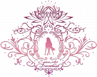 KOSZUKA DAMSKA KOLORY - Emblem with a Horse Half Pass and a Lotus Art DH