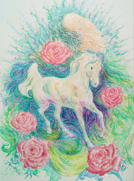 BLUZA FULLPRINT Z KONIEM - HORSE SPIRITS - BLESSED LOVE - ©DH