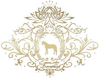 PLECAK - Emblem with a Oldenburger Stallion Horse and a Lotus ©DH