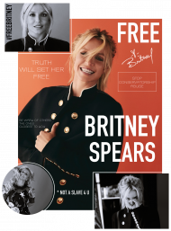 NEW COLLECTION - FREE BRITNEY - Britney Spears - bluza czarna - unisex