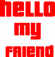 koszulka męska "Hello my friend"