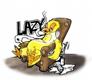 Bluza unisex Lazy Birds