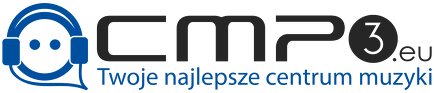 Bluza Damska z kapturem biała - Logo Cmp3.eu
