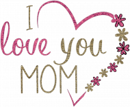Torba bawełniana na dzień matki - I love you mom