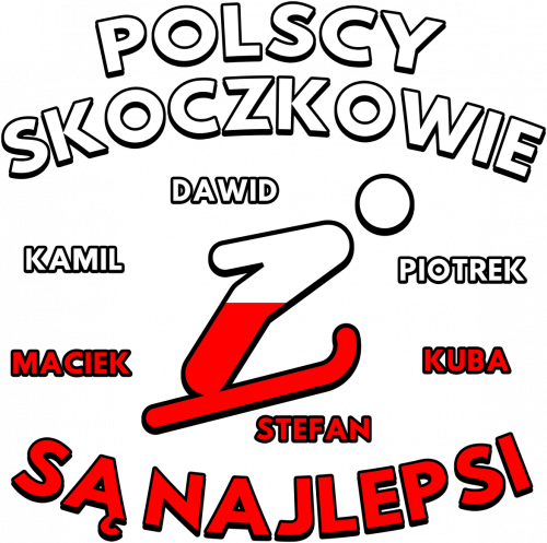 Skoki narciarskie - koszulka męska - Polscy skoczkowie są najlepsi
