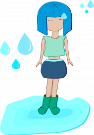 Torba deszczowa dziewczyna