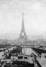 Kubek - miasto Paryż, wieża Eiffla
