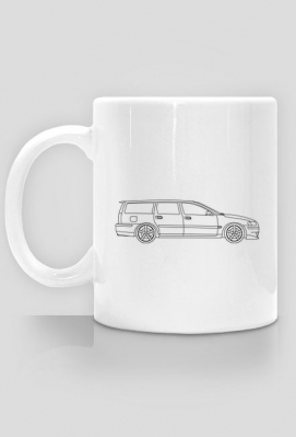 VOLVO V70 R biały kubek - FajneAuta