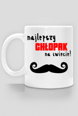 Kubek najlepszy chłopak Walentynki - DD&JB