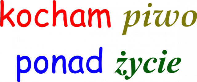 kocham piwo ponad życie