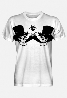 Koszulka Skull Biohazard - Skovyrnie