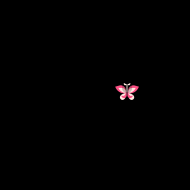 maseczka różowy motylek