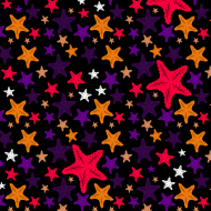 maseczka kolorowe rozgwiazdy