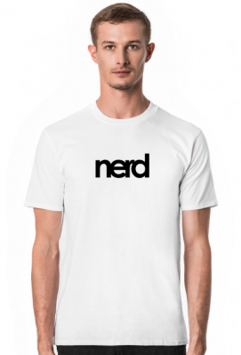 koszulka z napisem nerd - Urban Rose