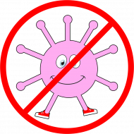 Antywirusowa koszulka na koronawirusa dla mężczyzn