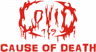 Koszulka COVID-19 - 'Cause of Death' dwustronna Red&Black
