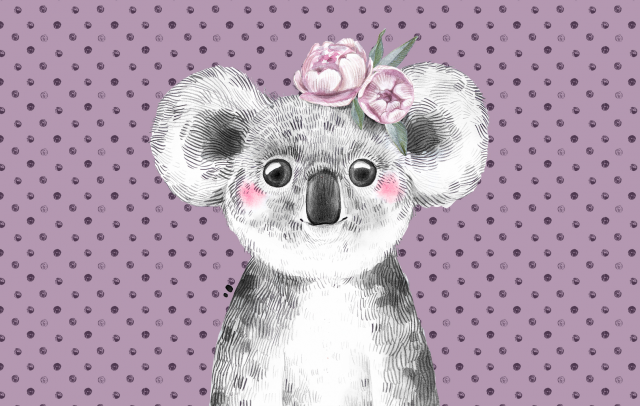 Maseczka Kolorowa Koala