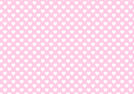 White and Pink Hearts