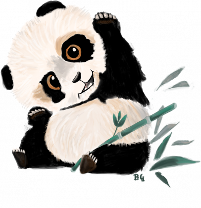 Słodka panda