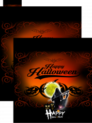 Koszulka damska FullPrint Happy Halloween 002