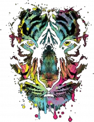 "LONGSLEEVE DAMSKI. W/L/2020/001 Neon Tiger Wildlife Collection STREETSIRT.PL"