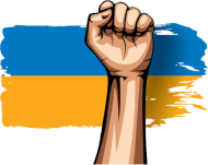 bluza unisex wolna ukraina flaga walka pięść