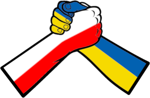 koszulka wolna ukraina polska ukraina uścisk dłoni męska