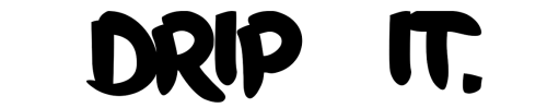KOSZULKA MĘSKA | DRIP IT. | CZARNA