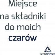 Miejsce na składniki do moich czarów - eko torba biała