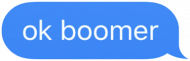 Koszulka dziecięca - "ok boomer"