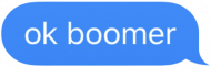 Koszulka męska - "ok boomer"
