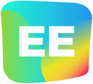 Miś EE ze Świniorożcem i logo full color
