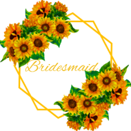 Bridesmaid sunflower - kubek