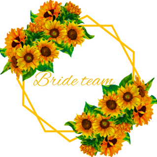 Bride team sunflower - kubek