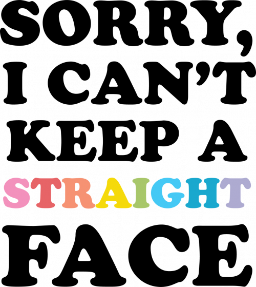 Koszulka - Straight Face (Oryginalny Prezent)