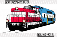 "Zaszynobus" SU42 - bluza męska czarna