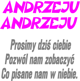 KUBEK ,,ANDRZEJKI,,