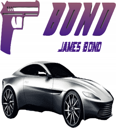 KOSZULKA MĘSKA ,,JAMES BOND,,