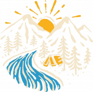 Bluza dziewczęca- grafika górska 1 - Góry, mountains