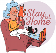 Torba- zostań w domu z kotem