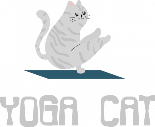 Torba bawełniana- YOGA CAT