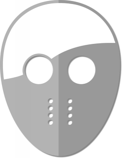 kubek maska - nadruk